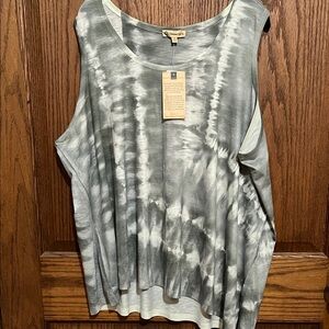 Democracy Tie-Dye Tank Top